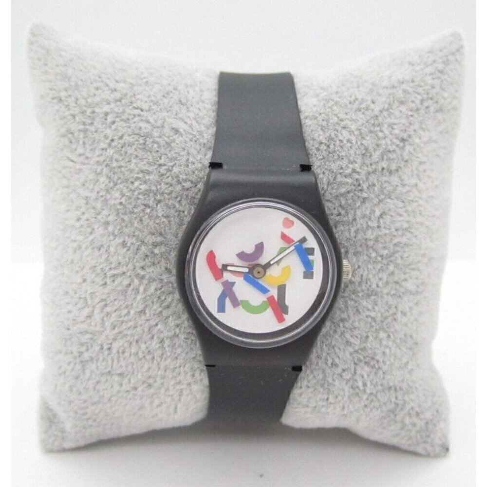Vintage 1986 Women Bon Bon Quartz WR Analog‎ Dial Rotating Watch (F554)